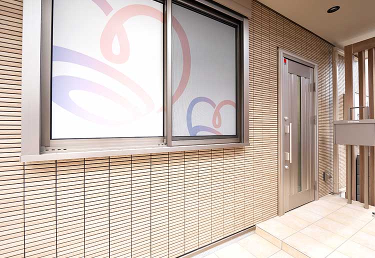 発熱患者さん用入り口